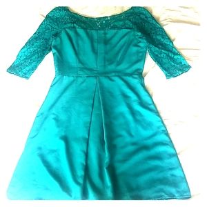 Jessica Simpson green lace top dress